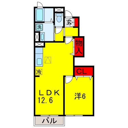 五井駅 徒歩18分 1階の物件間取画像